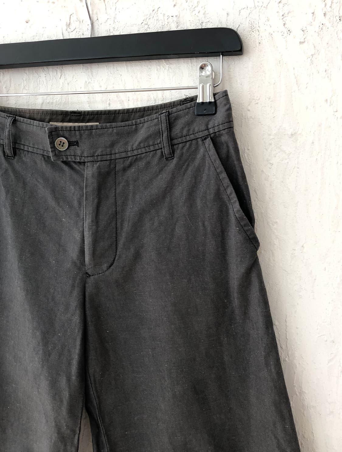 vintage charcoal half capri pants 상품이미지3