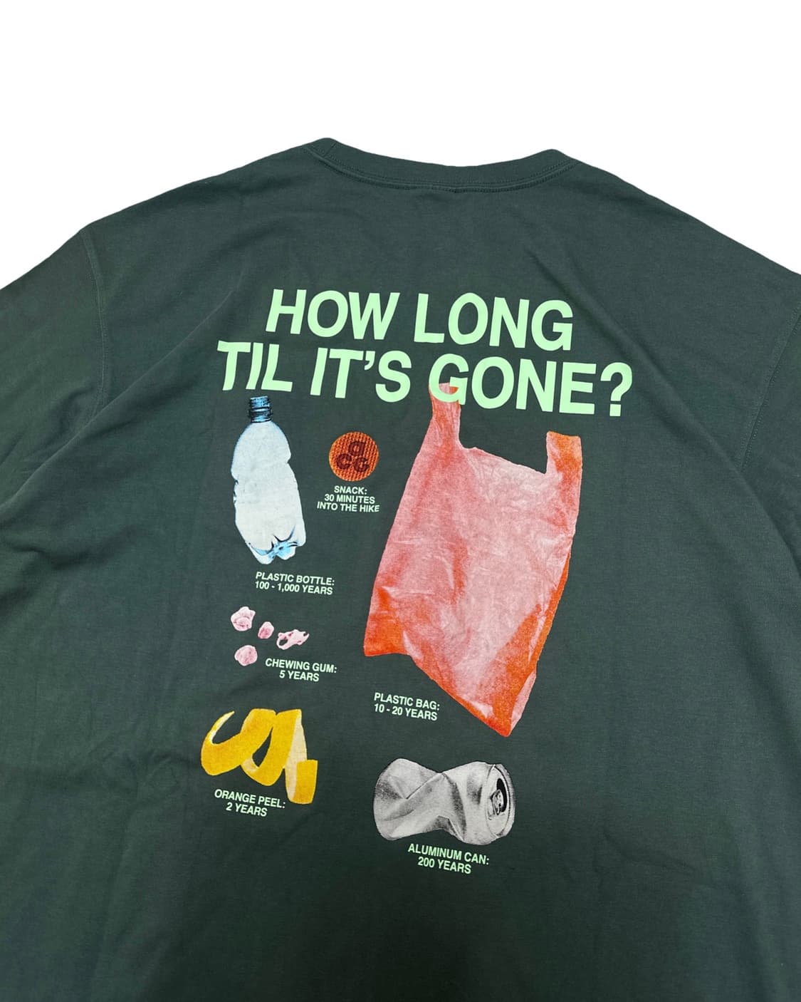 나이키 ACG 프린팅 딥그린 반팔티 상품이미지2