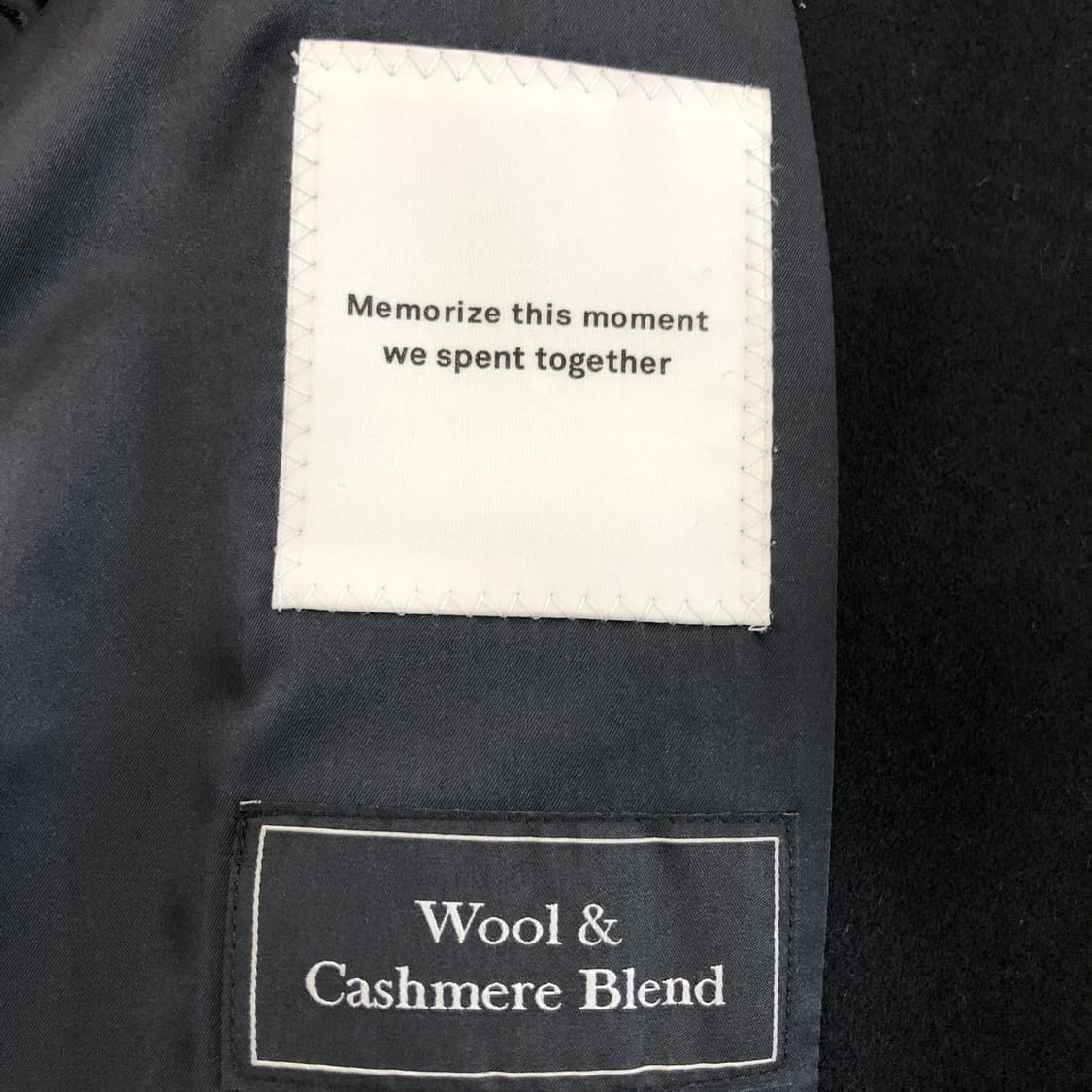 인사일런스 캐시미어 울코트 M 블랙  상품이미지6