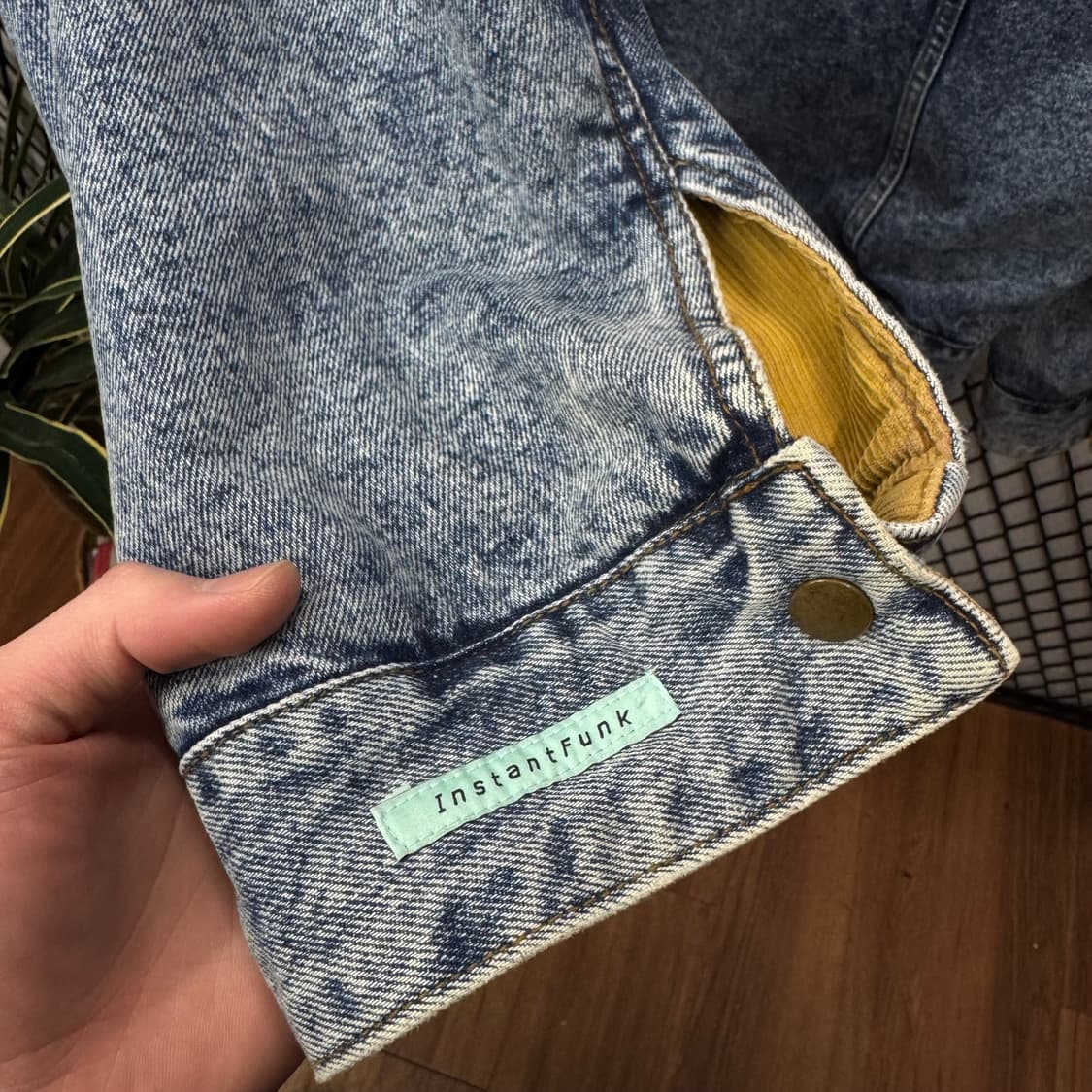 빈티지 리버시블 데님 코듀로이 트러커자켓 옐로우 중청 상품이미지8