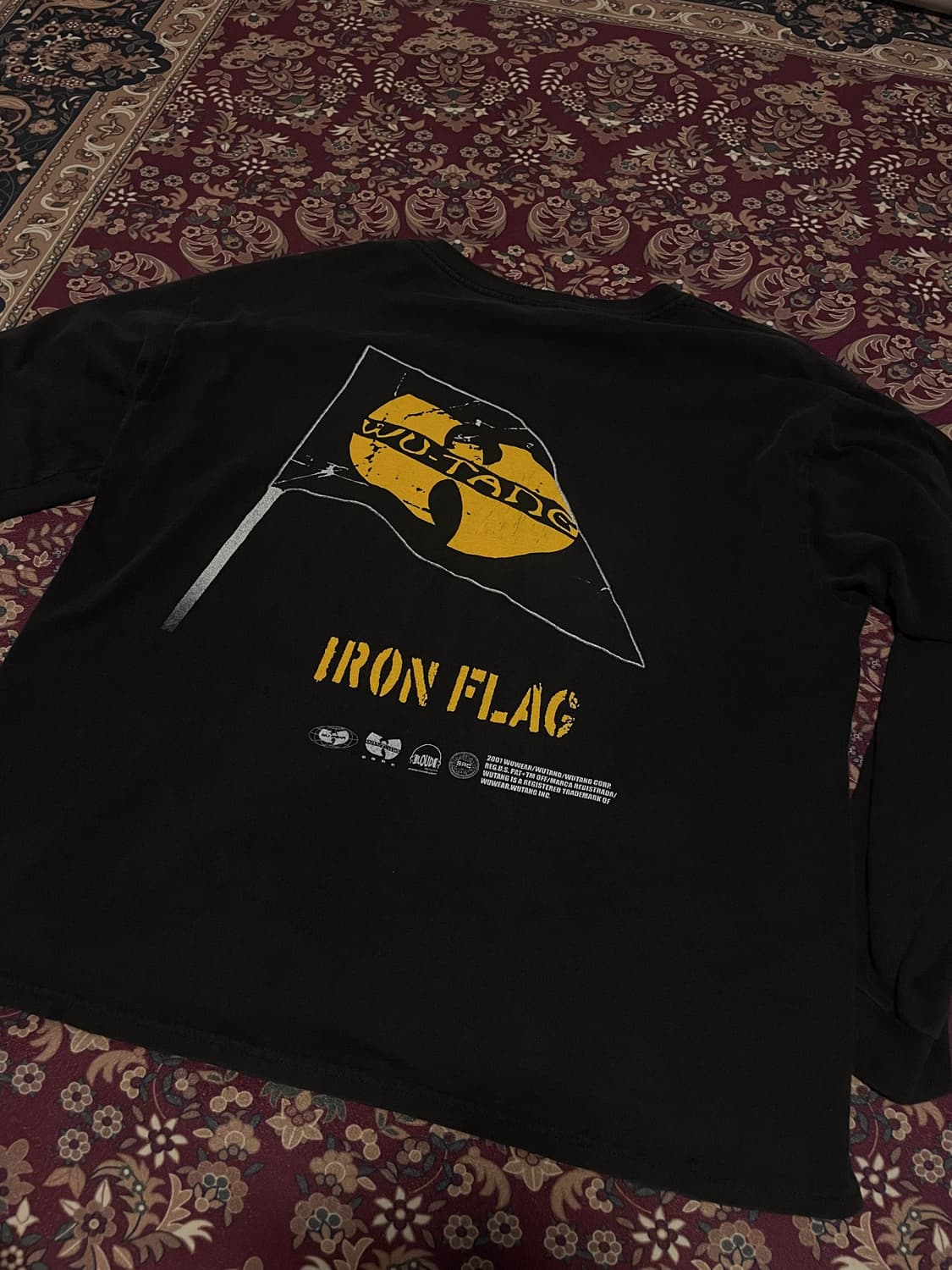 [XL] 2001 Wu Tang 우탱클랜 Iron Flag 롱슬리브 상품이미지3