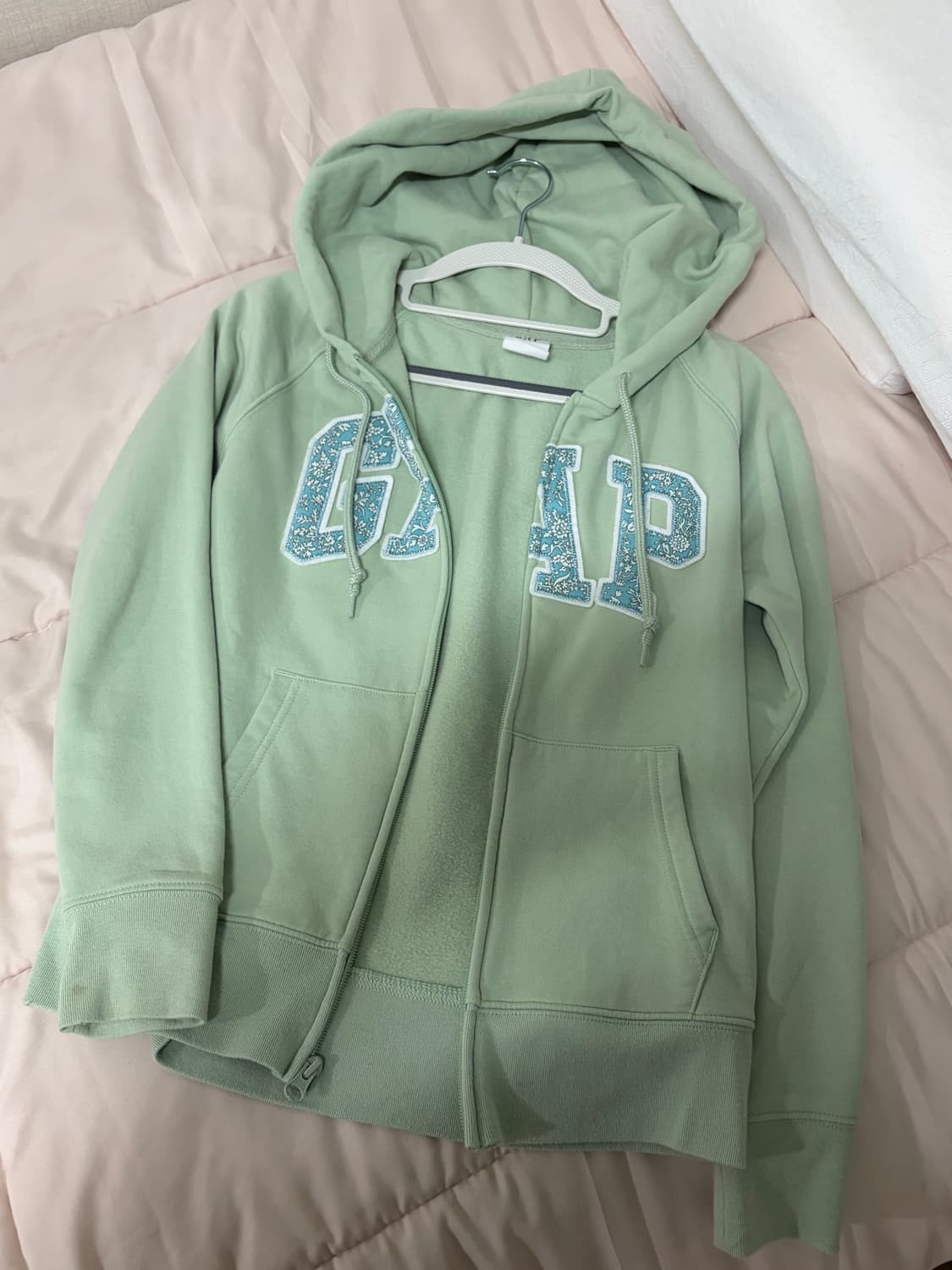 Gap 갭 후드집업 그린 xxs 사이즈 상품이미지3