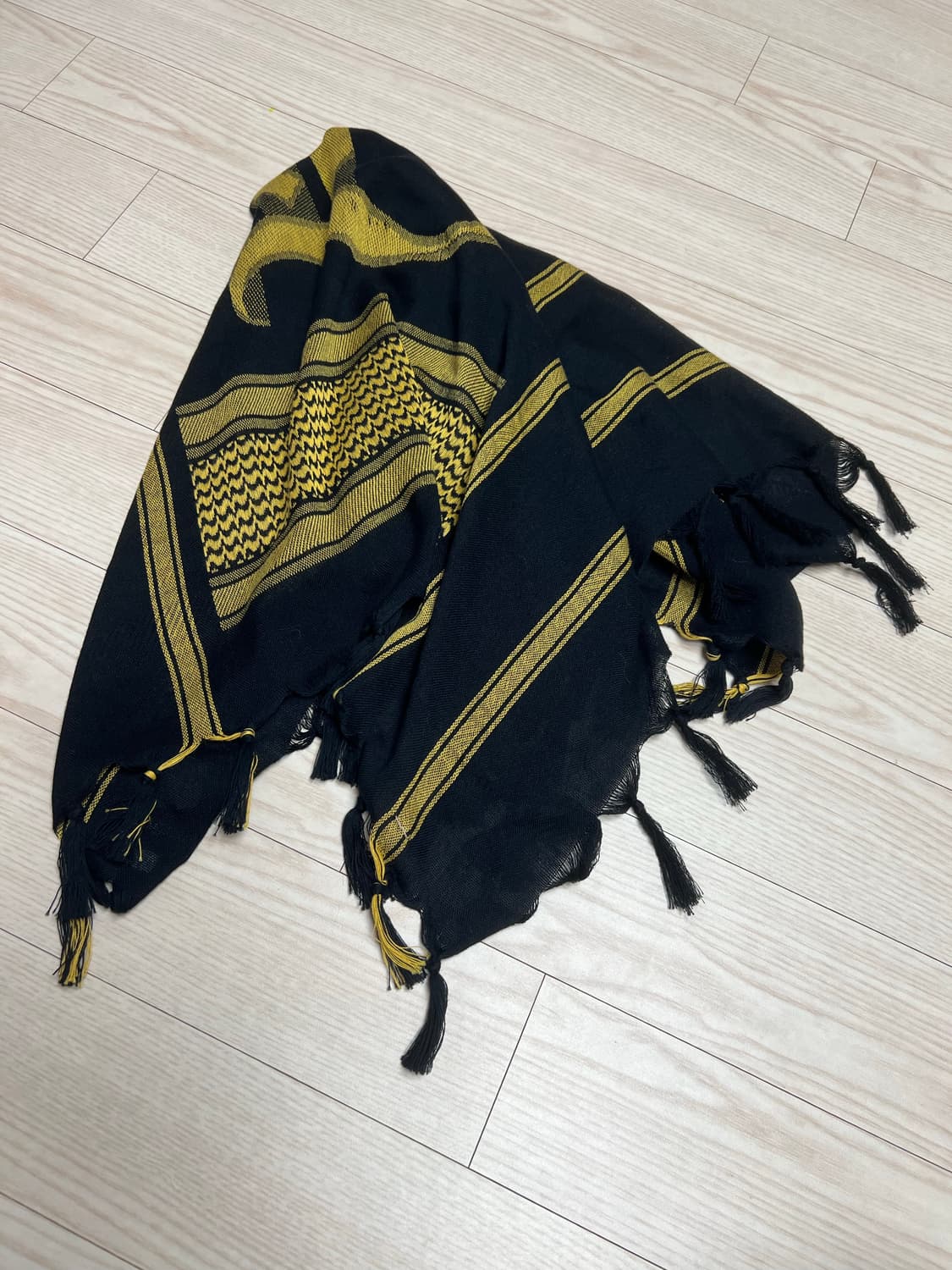 언더커버 / 코튼 실크 혼방 자카드 스카프 상품이미지4