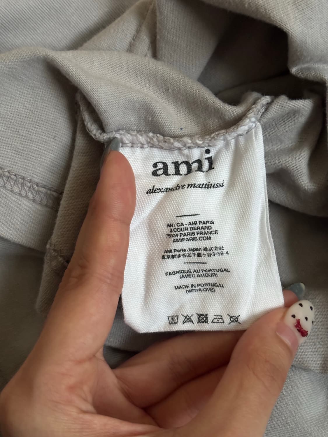 무배)아미 반팔 L 상품이미지9