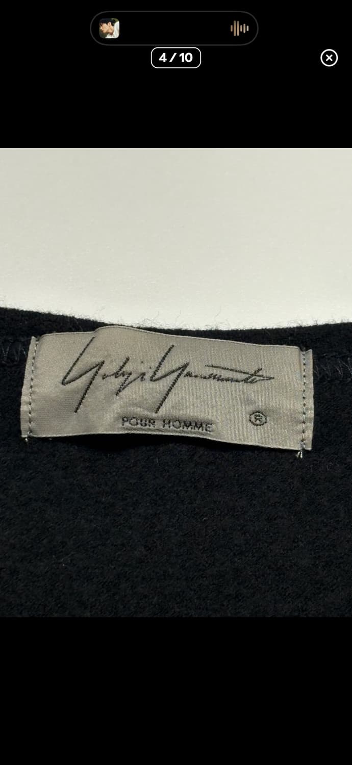 요지야마모토 뿌르옴므 수피마울 120수 티셔츠 상품이미지3