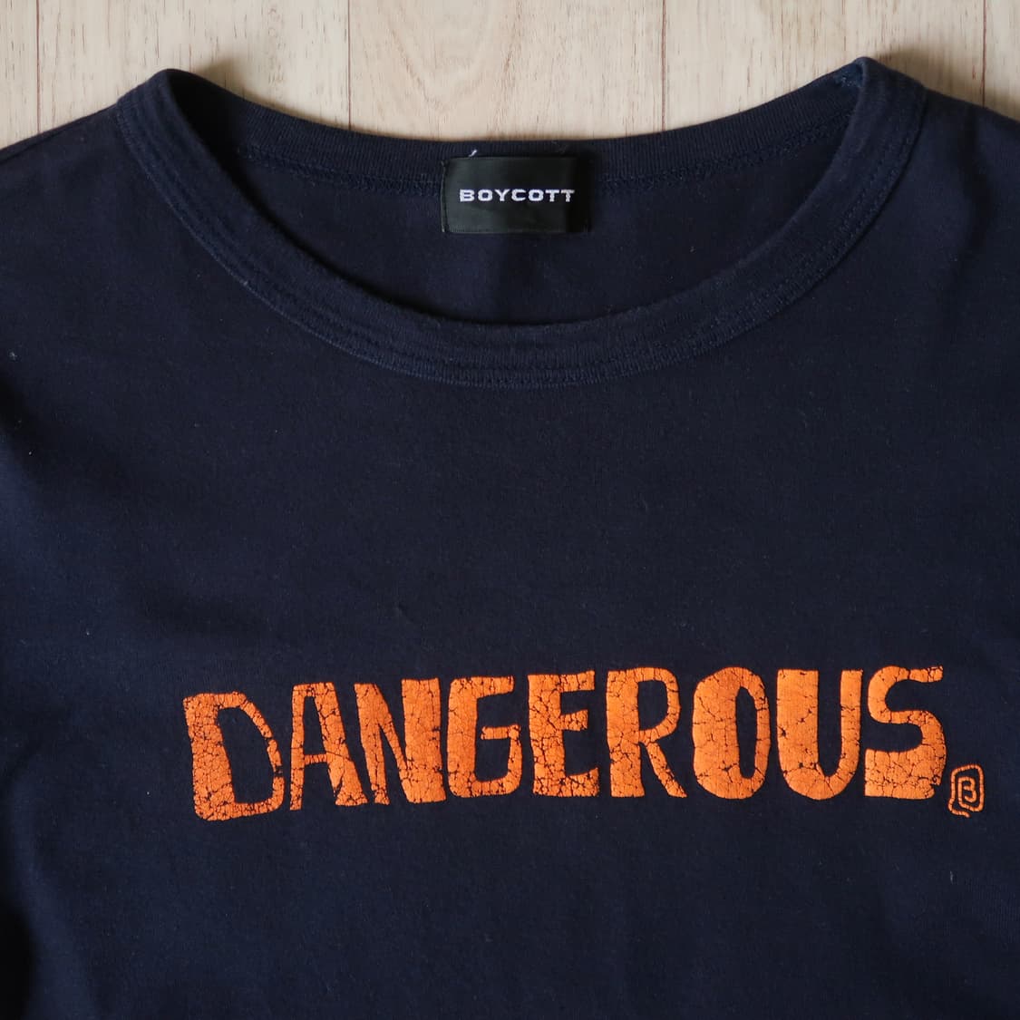빈티지 JPN Dangerous 롱 슬리브 티셔츠 상품이미지2