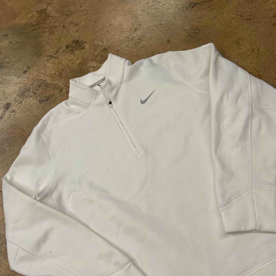 [정품/XL] 나이키 골프 화이트 하프넥 풀오버 b19 상품이미지1