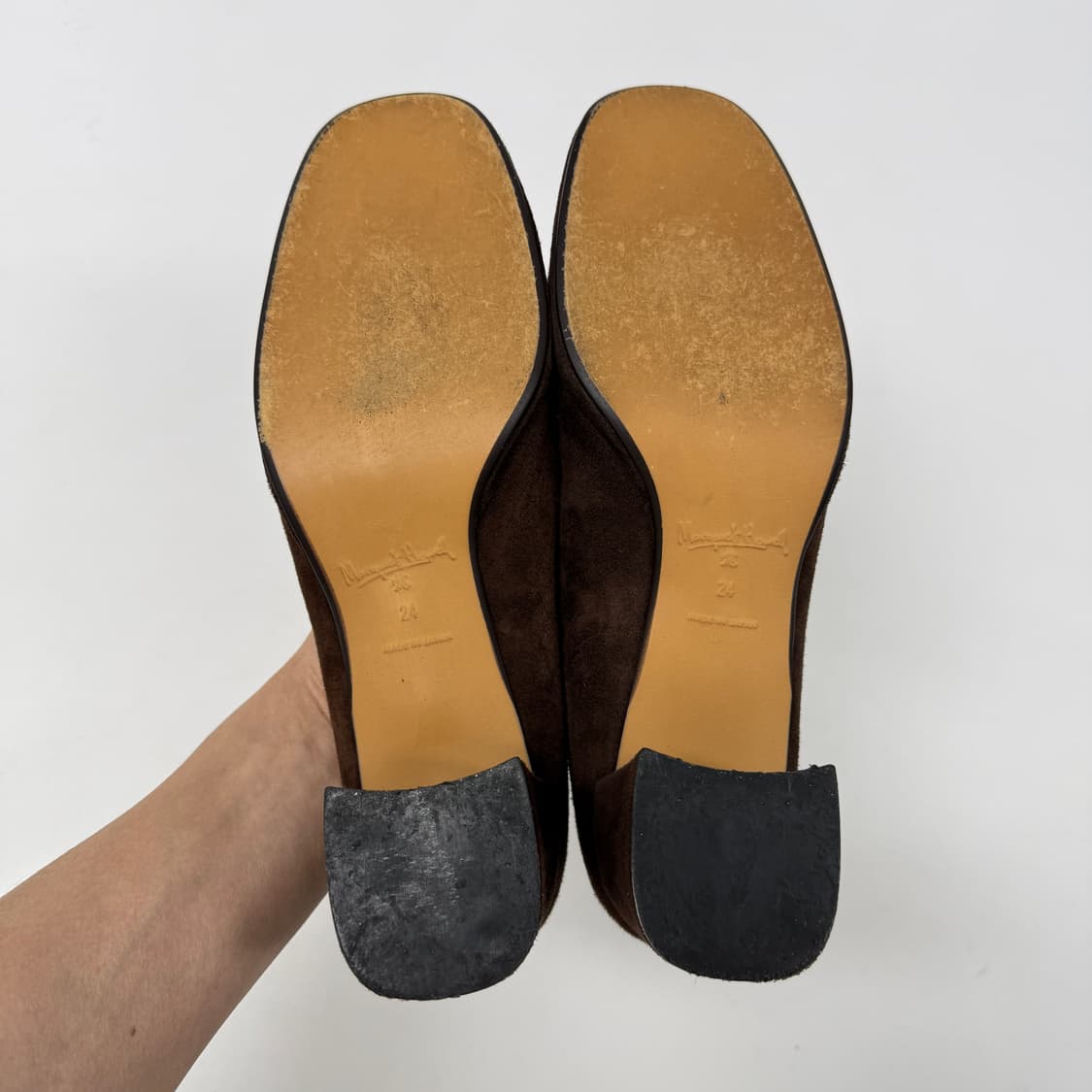 old Margaret Howell suede pumps 상품이미지8