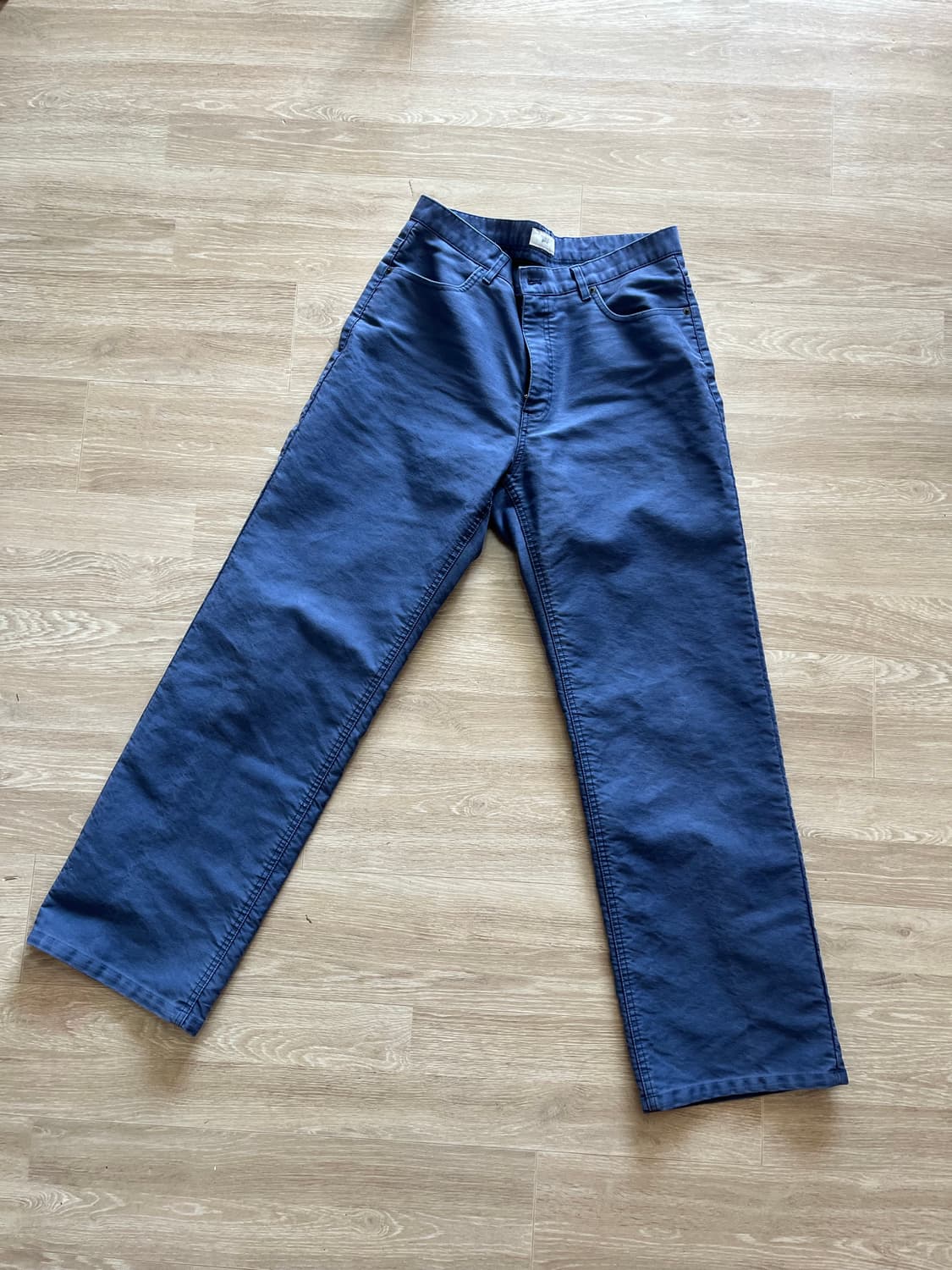 파세르 페이드 블루 코튼팬츠 L 상품이미지2