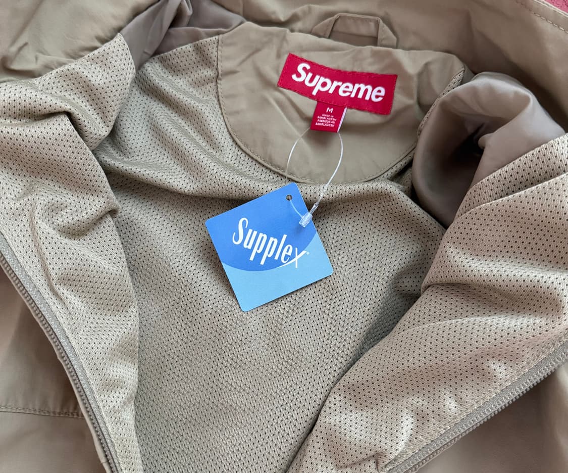 슈프림 콘트라스트 파이핑 트랙 쟈켓 탄 25FW M(새상품) 상품이미지5