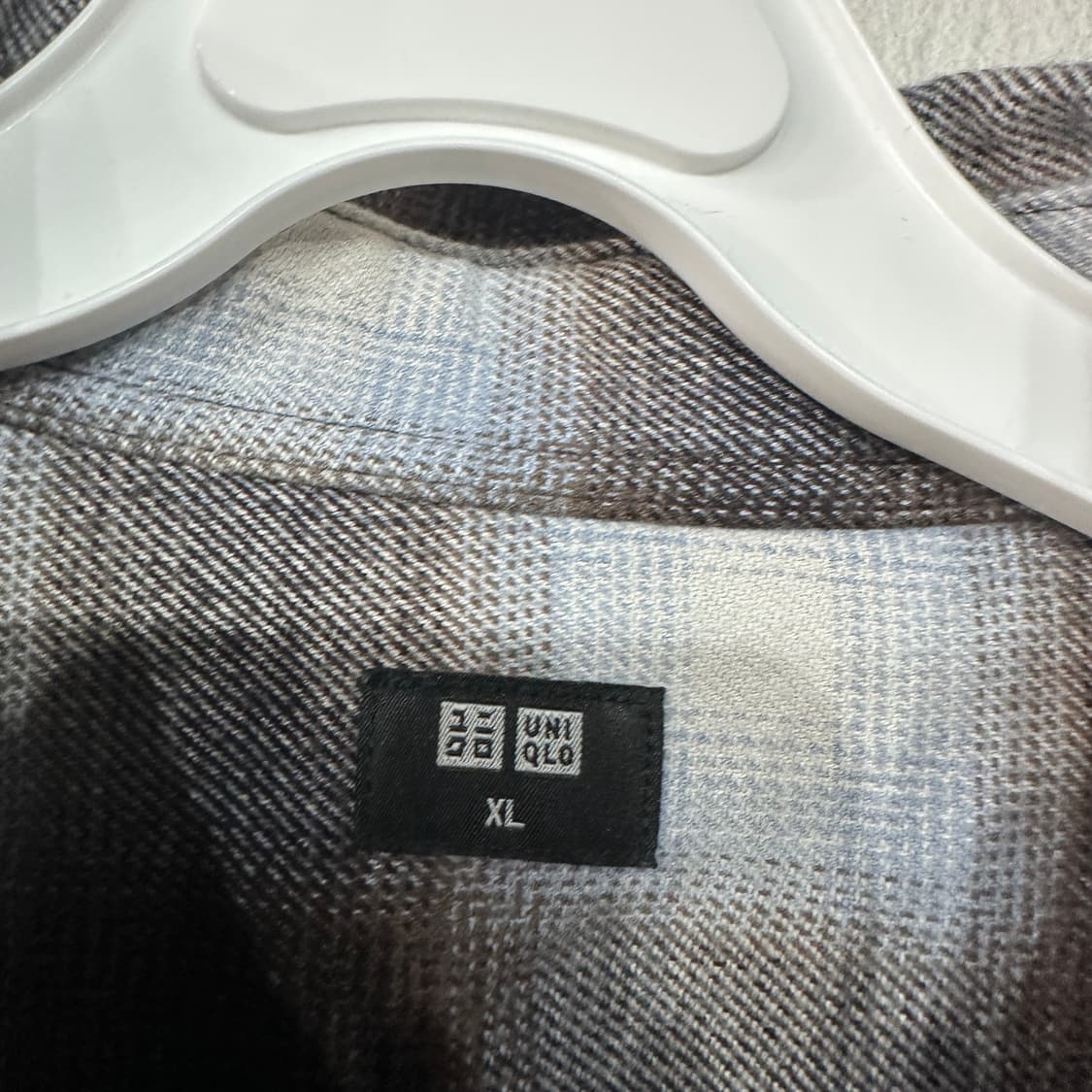 유니클로 체크남방 XL 상품이미지3