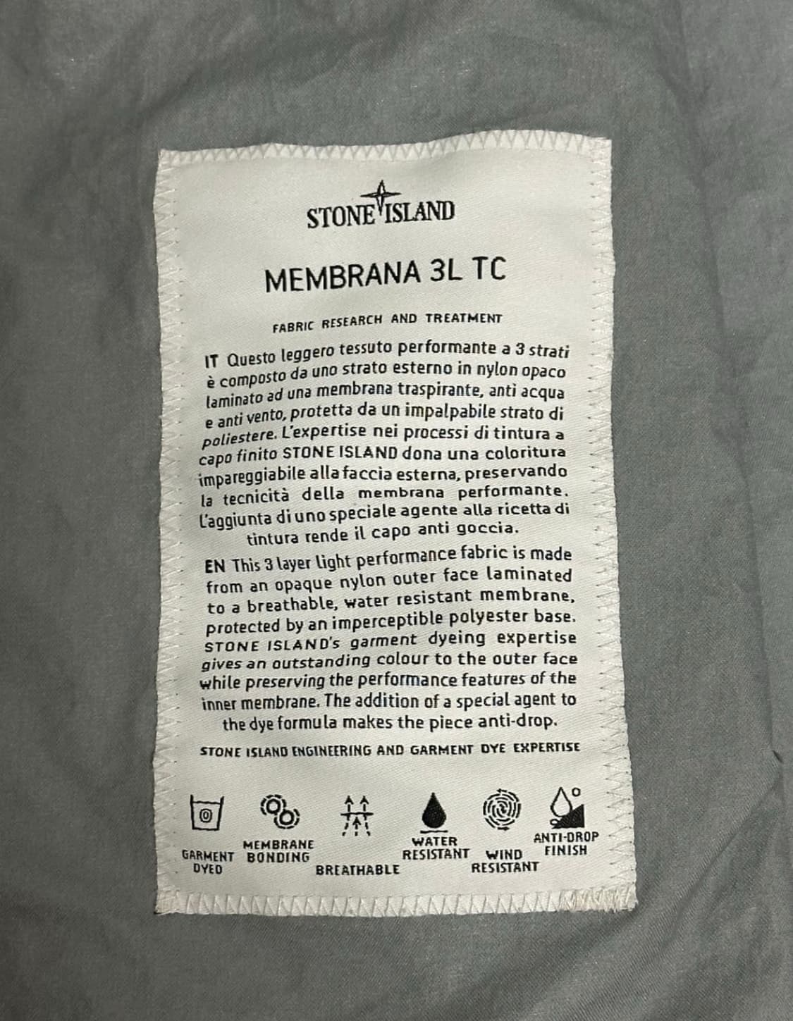 스톤아일랜드 멤브라나 자켓 22ss XL(105-110) 상품이미지2