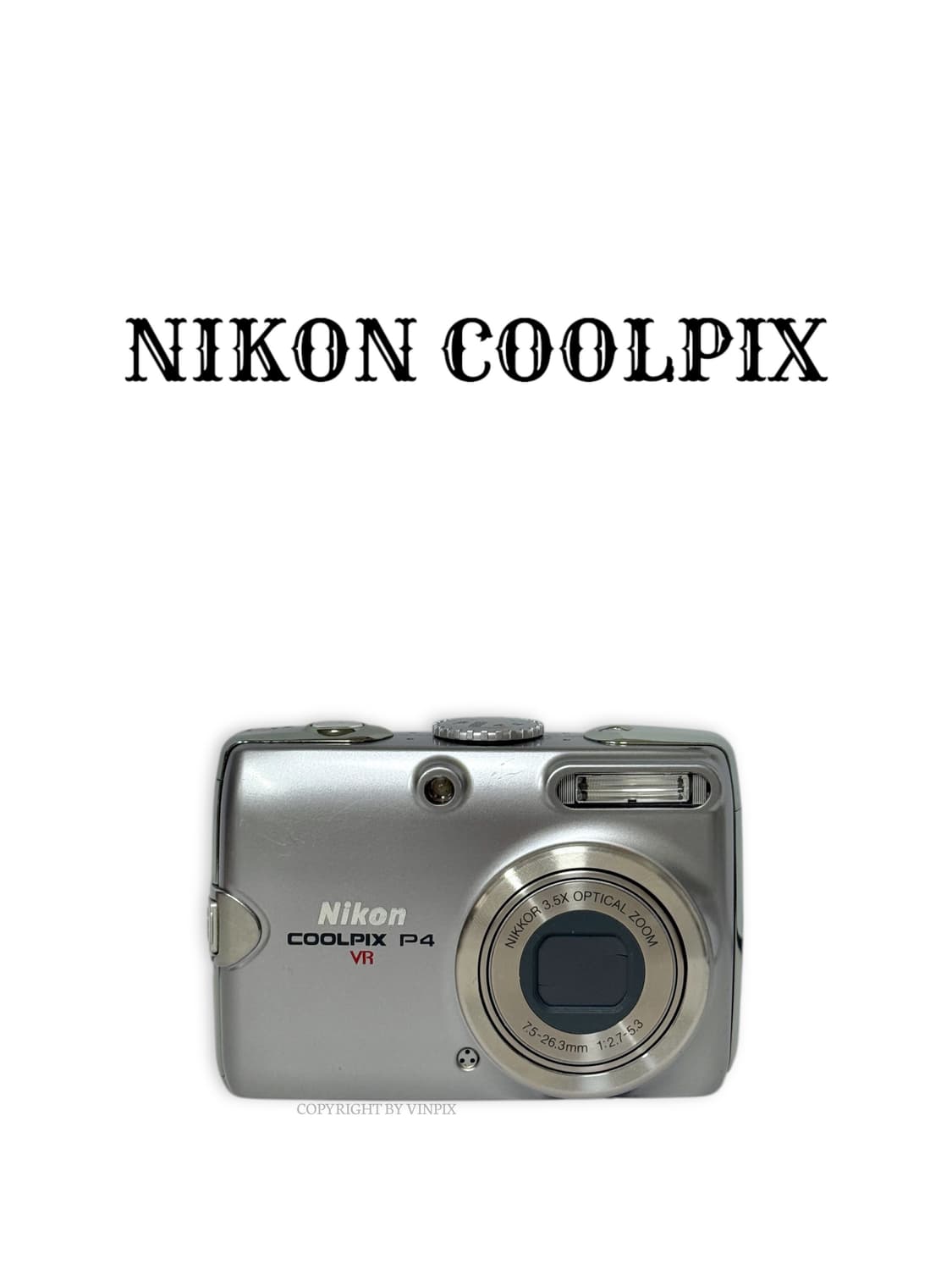 니콘 쿨픽스 P4(coolpix p4) 빈티지 디지털 카메라 디카 상품이미지1