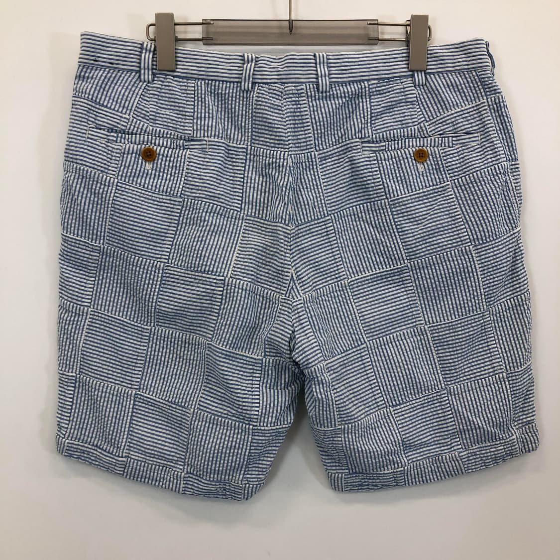 브룩스브라더스 패치워크 시어서커 버뮤다쇼츠 36 인치 상품이미지3