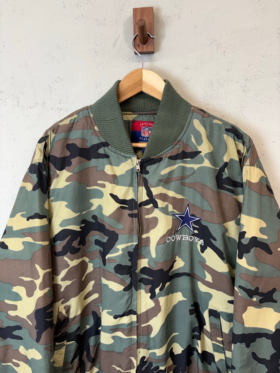 NFL 엔에프엘 빈티지 댈러스 카우보이 카모 자켓 상품이미지6