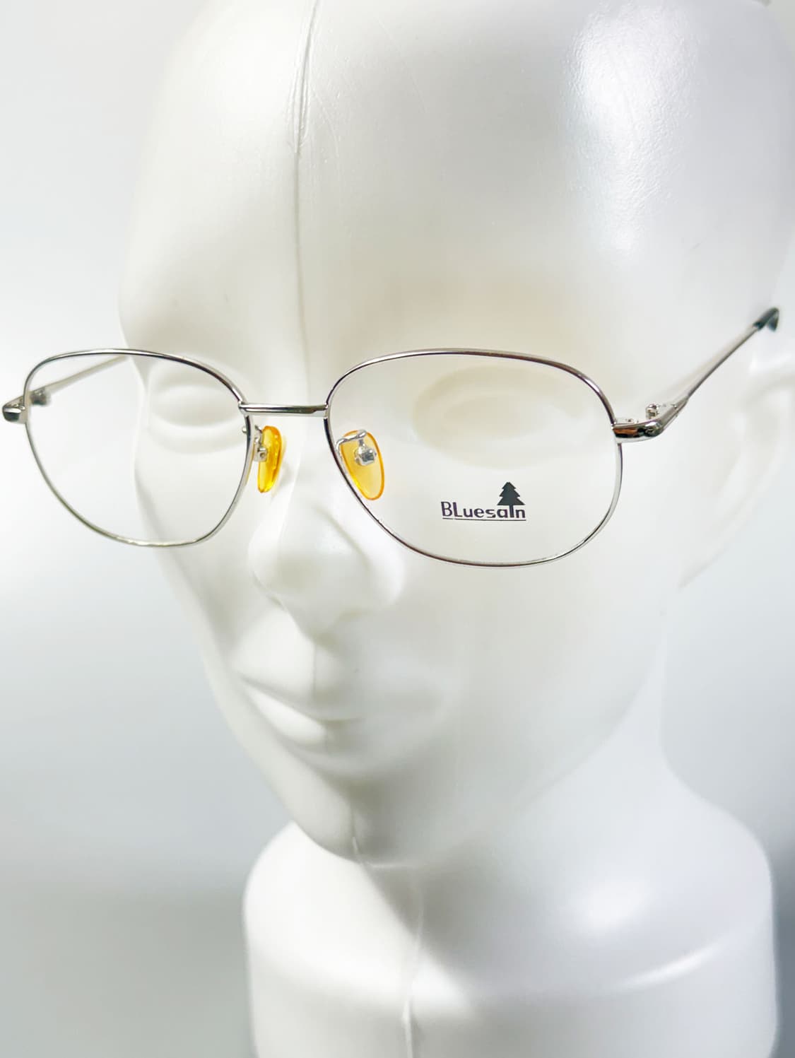 90s BLUESAIN 실버 메탈 슬림 스퀘어 빈티지 안경 상품이미지8