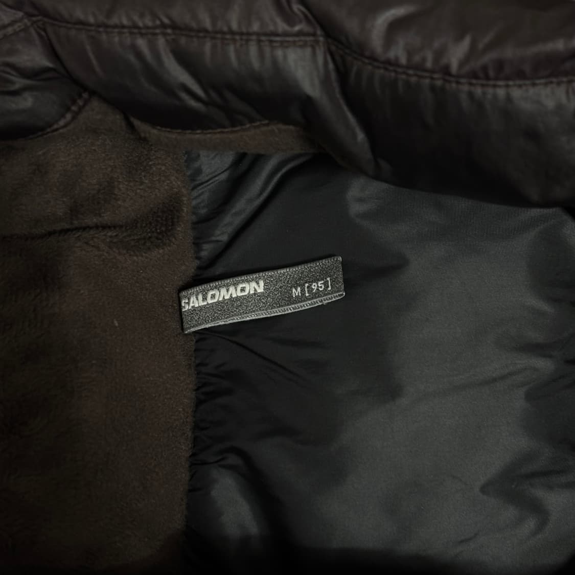 살로몬 패딩 브라운 컬러 M 상품이미지2