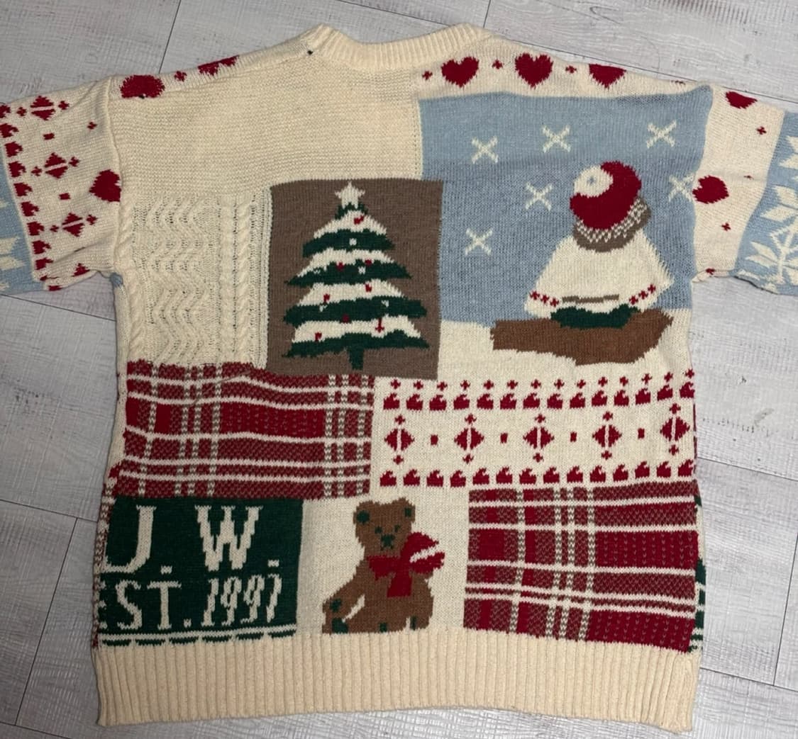 빈티지 크리스마스 니트 상품이미지2