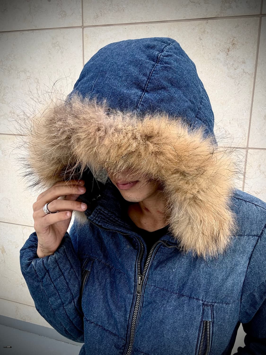 “BUFFALO BOBS” 00’s Archive Raccoon Fur  상품이미지2