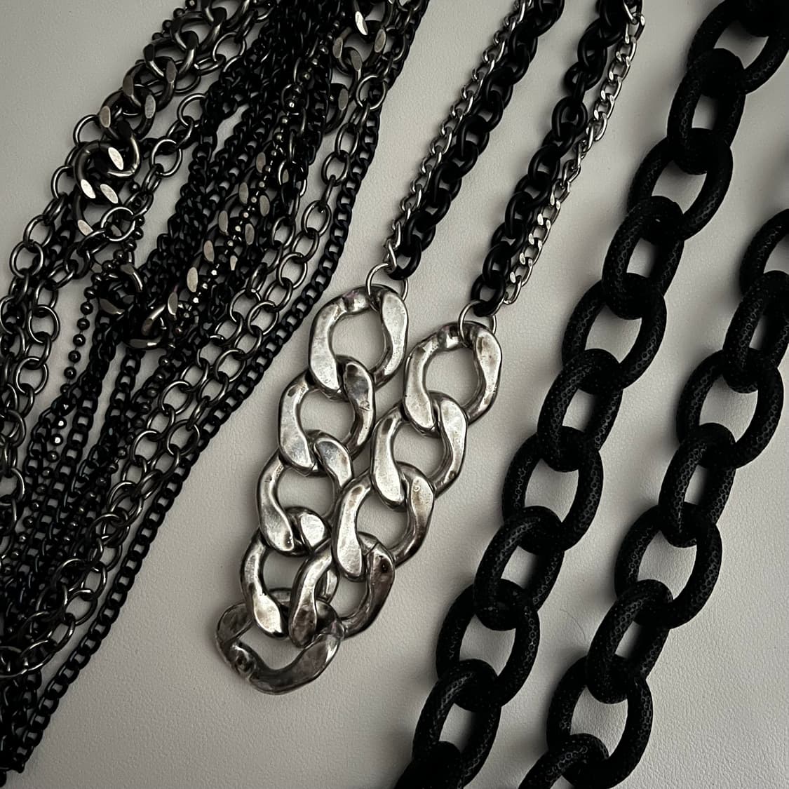 빈티지 악세서리 목걸이 팔찌 반지 갸루 펑크 체인 락시크 상품이미지5