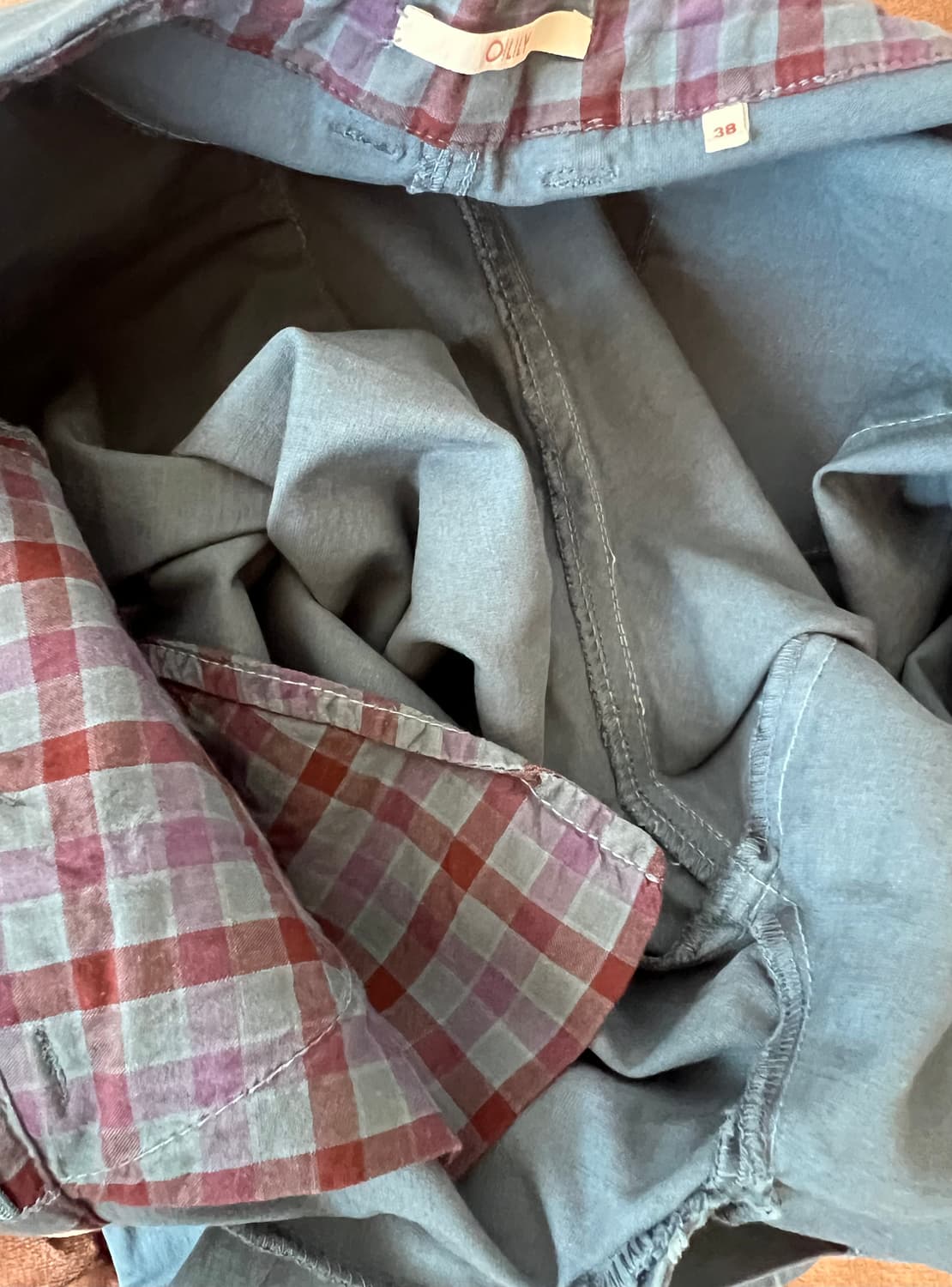 오일릴리 여자 청록 코튼팬츠 슬랙스 상품이미지7