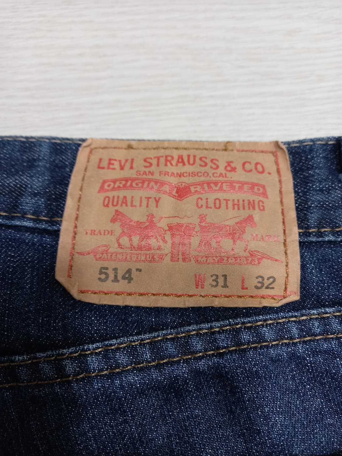 31 리바이스514 Mexico 일자진 진청 31-492 상품이미지5
