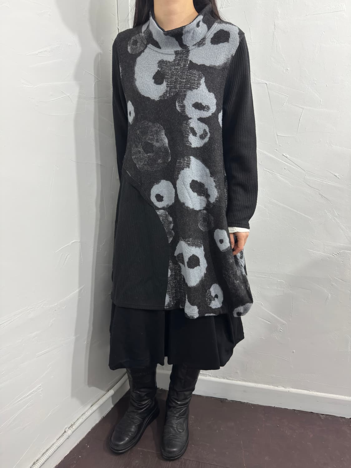 design knit onepiece 상품이미지3