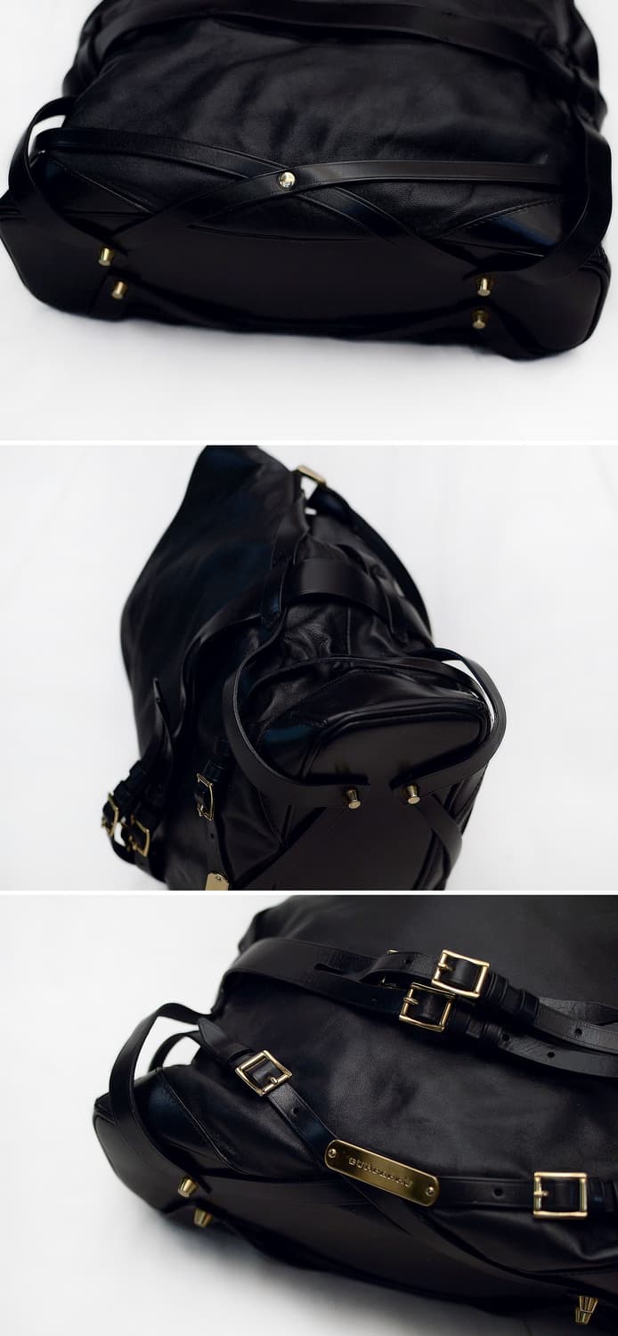 버버리 고스포드 블랙 나파레더 벨티드 2웨이 호보백 상품이미지8