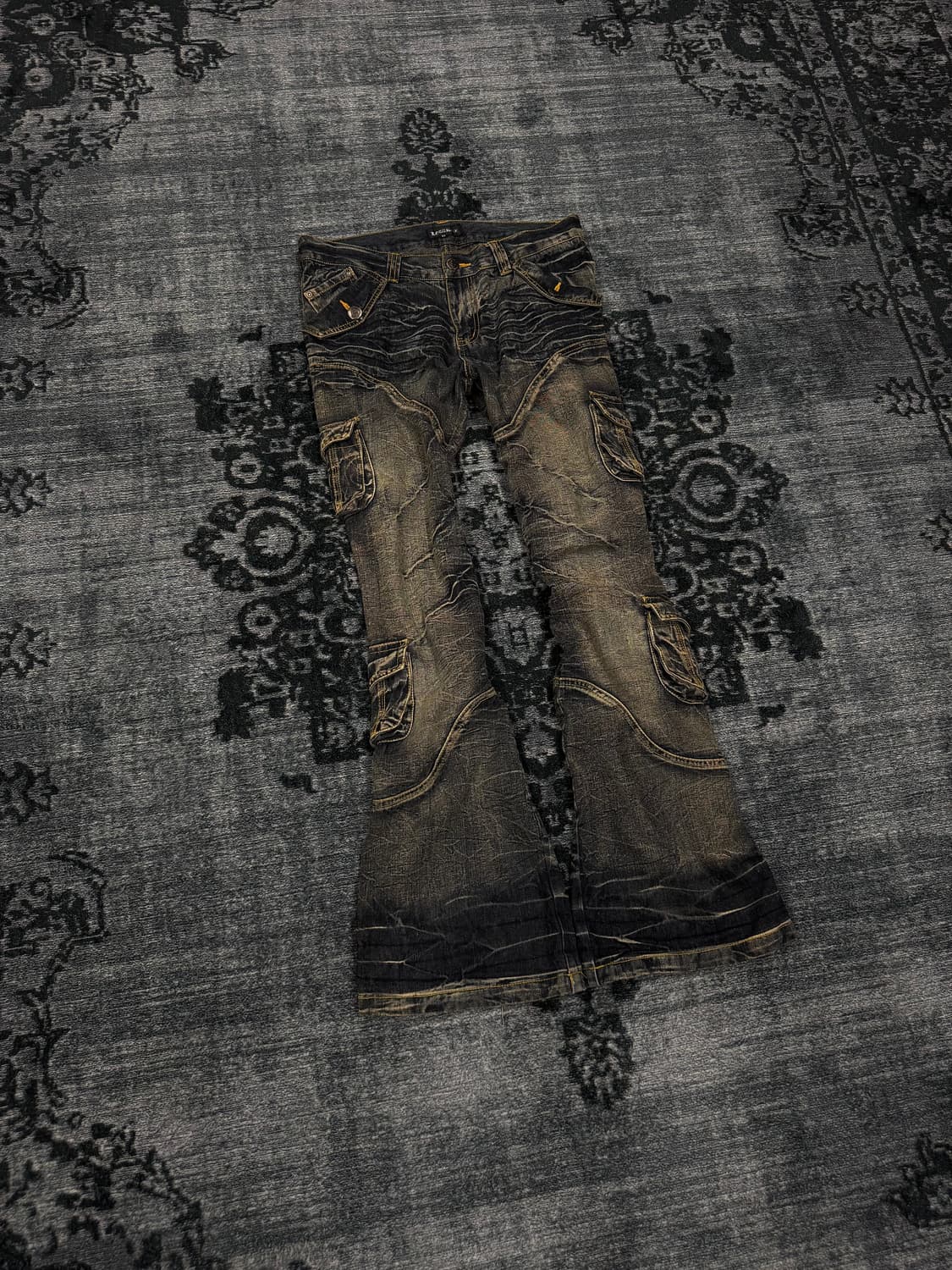 Lowbox 00s grunge washing boots cut deni 상품이미지1