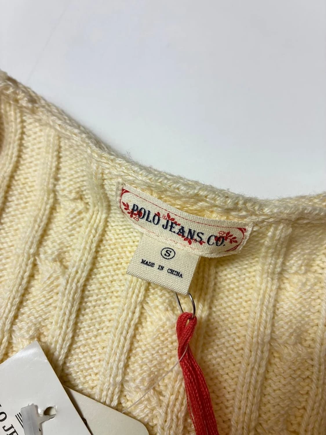 폴로 진스 00's Y2K 크롭 니트 미니 가디건 PN8820 상품이미지7