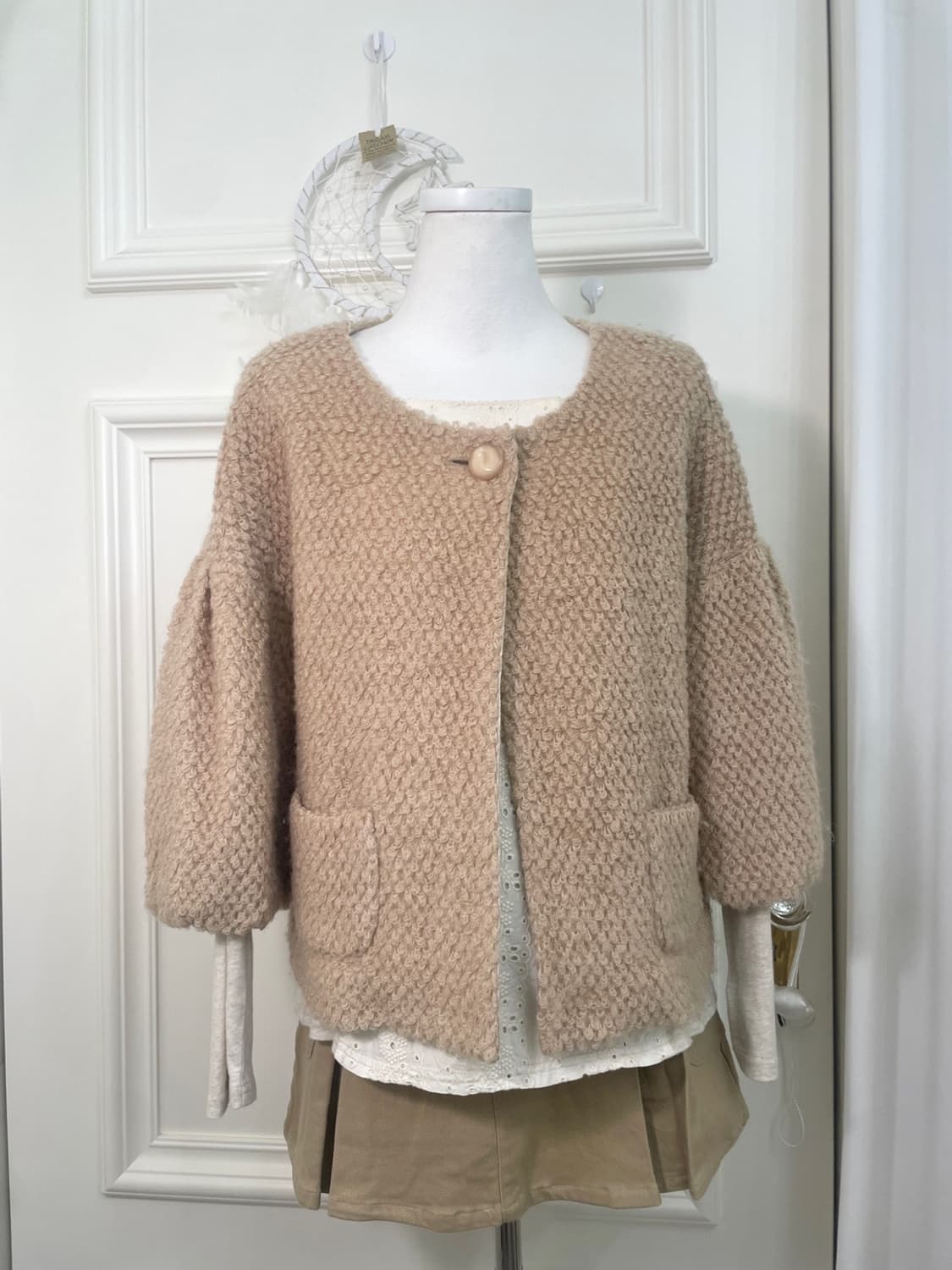 latte mori wool pocket jacket(size-M) 상품이미지2