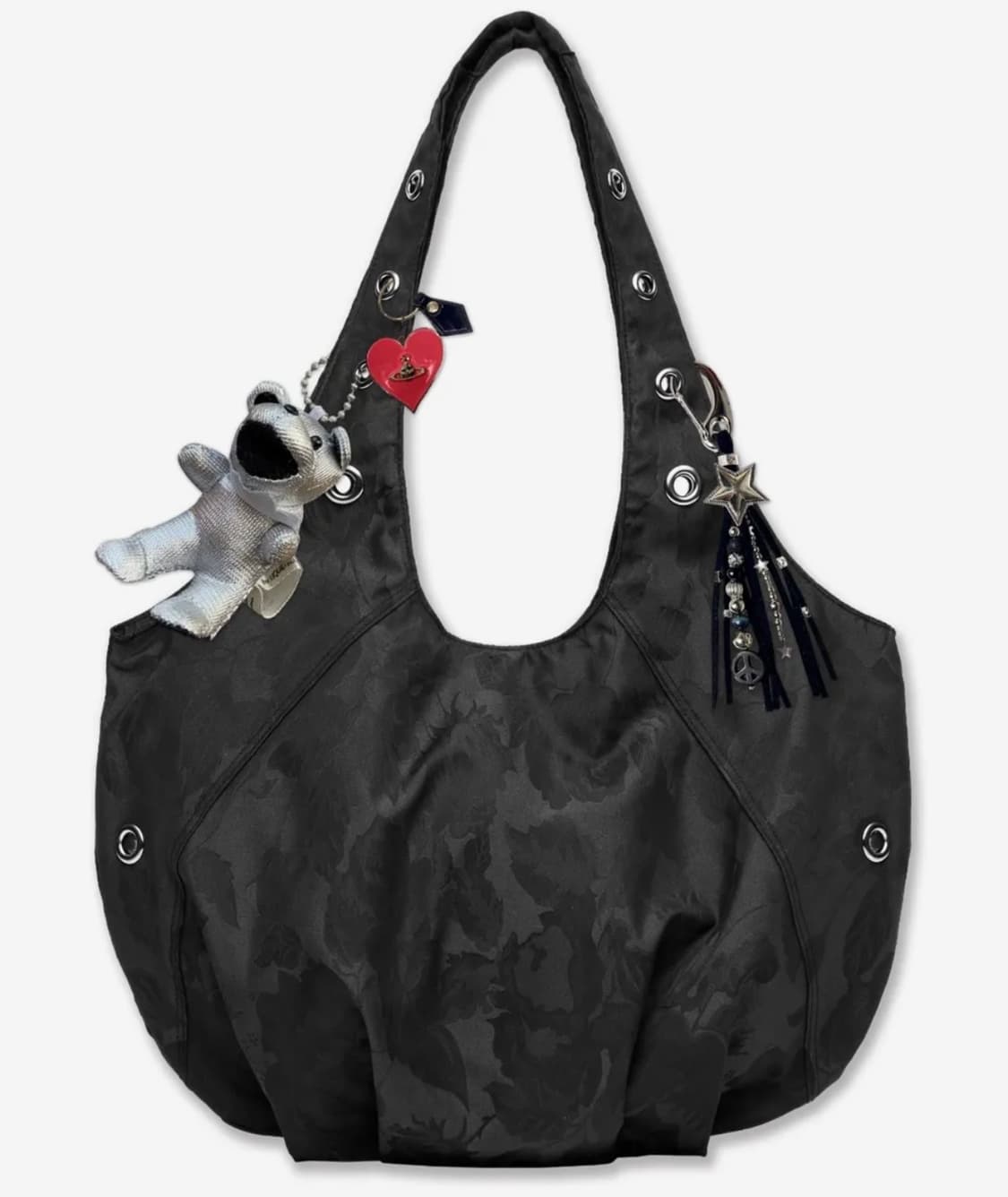 비주얼 컬렉터 로즈 자가드 아일렛 백  상품이미지1