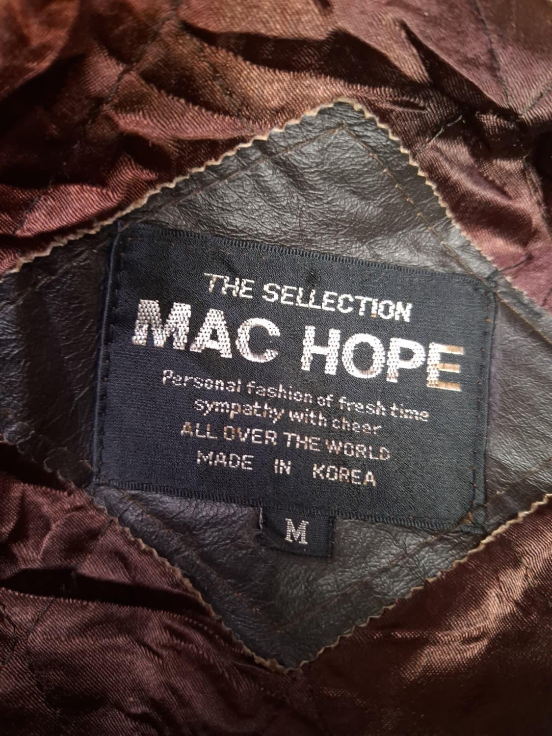 90's 일본판 맥호프 밀리터리 리얼레더 항공자켓 상품이미지2