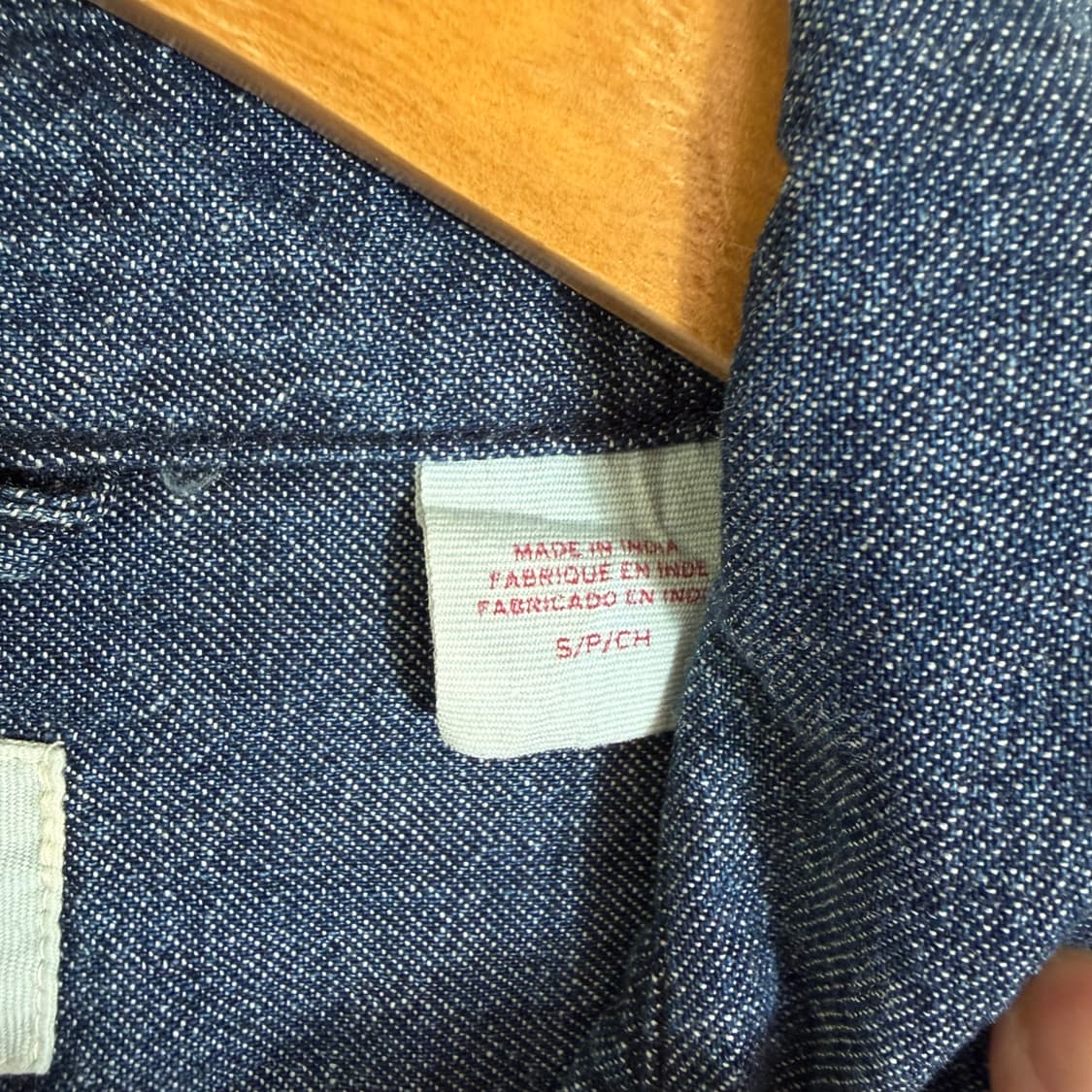 리바이스 japan 투톤데님 셔츠(S) 상품이미지5