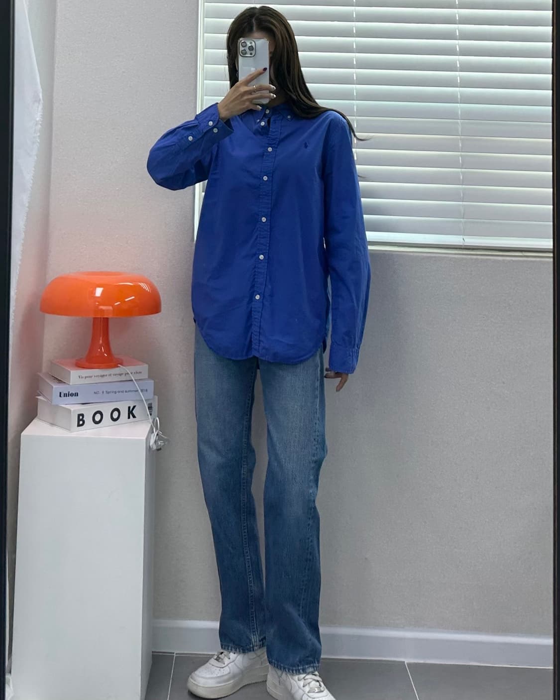 (S)랄프로렌 솔리드 셔츠-M725 상품이미지8