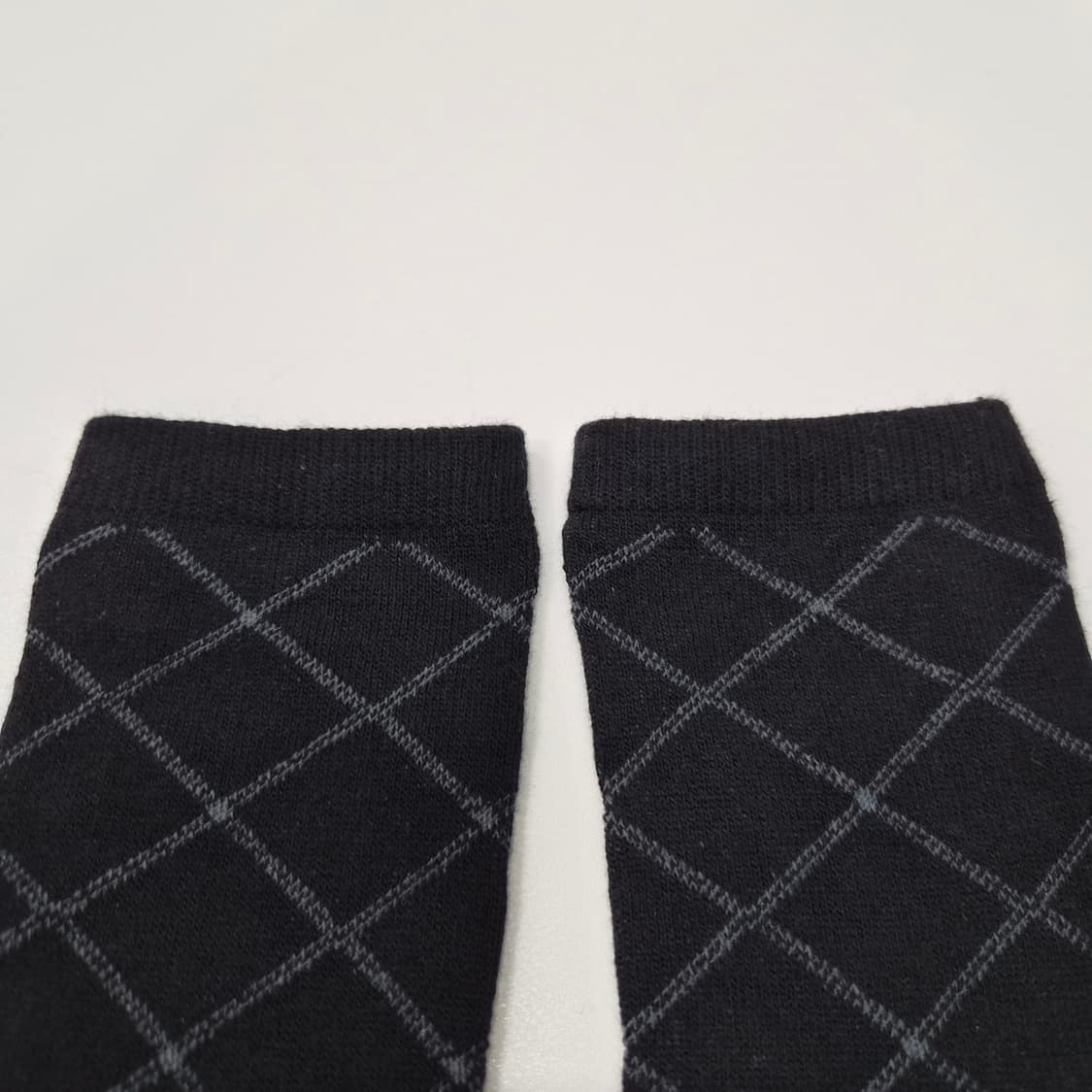 일본제 블랙 아가일 체크 니삭스 상품이미지3