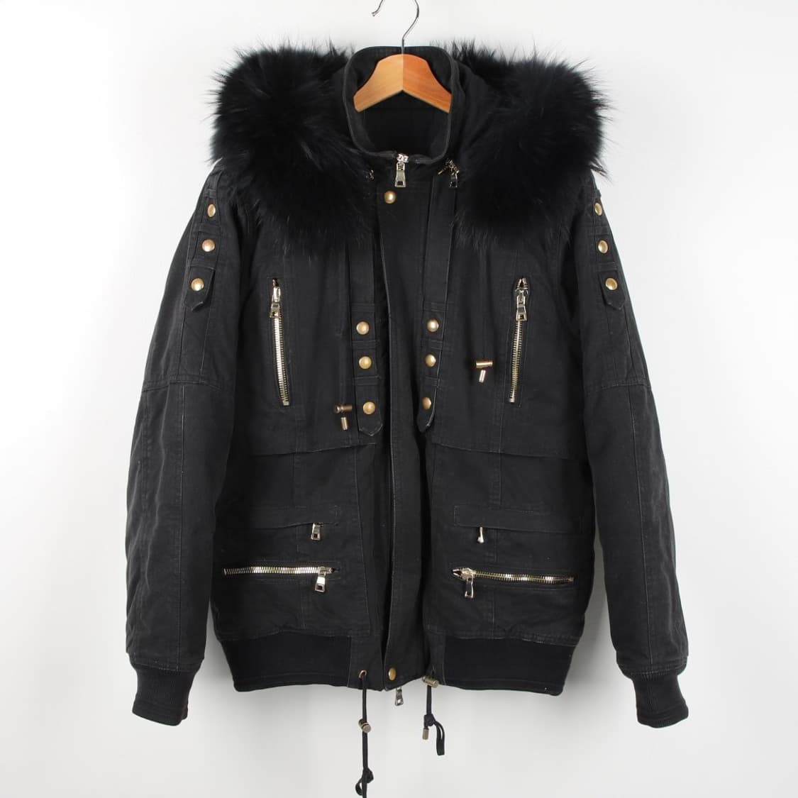 L / Balmain 발망 금장 퍼 트리밍 자켓 상품이미지1