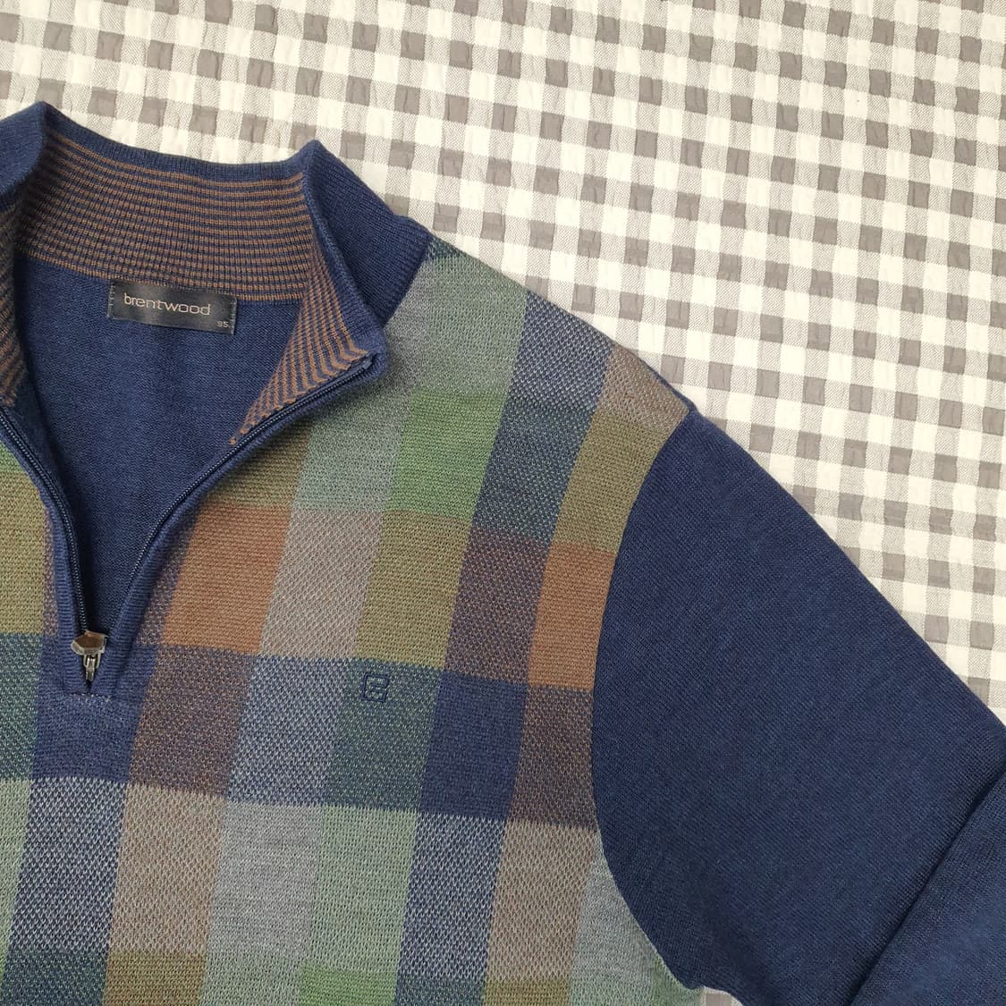 코오롱 브렌우드 반집업 스웨터 남자95 상품이미지3