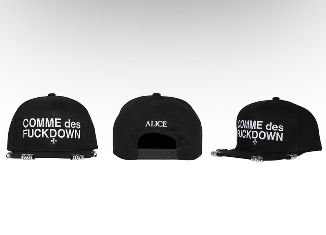 엘리스 할리우드 Alice Hollywood/SSUR 꼼데퍽다운 스냅백 상품이미지1