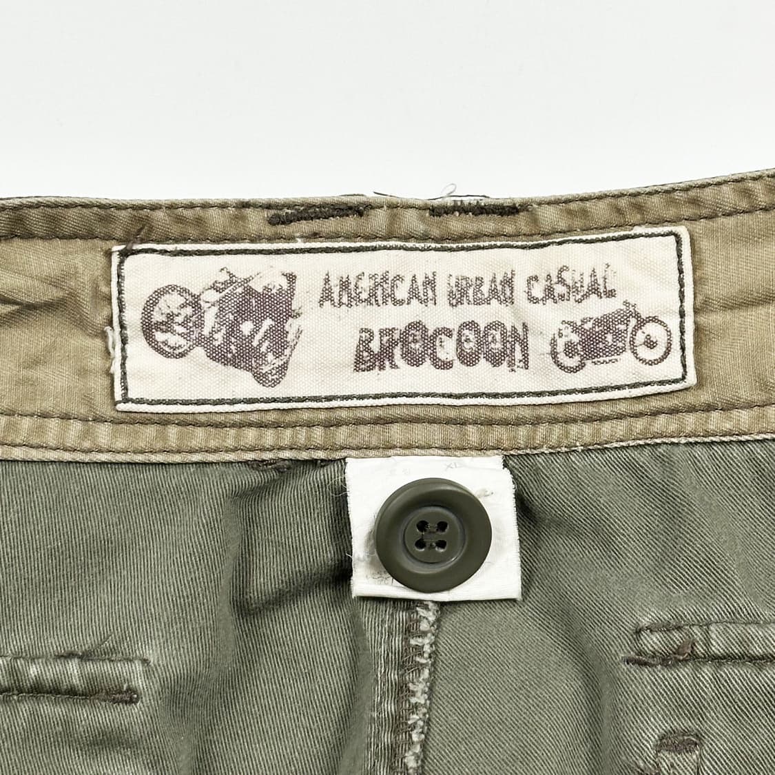 VTG 빈티지 버뮤다 카키 카고 반바지 팬츠 (32인치) 상품이미지4