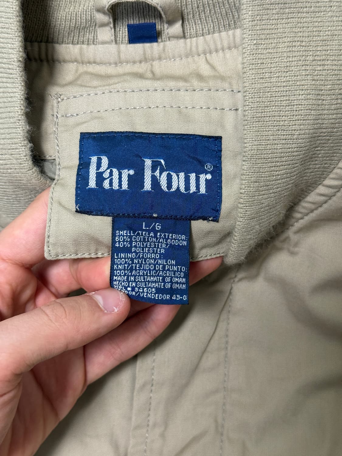 90s parfour derby jacket 더비자켓 스포츠자켓 상품이미지3