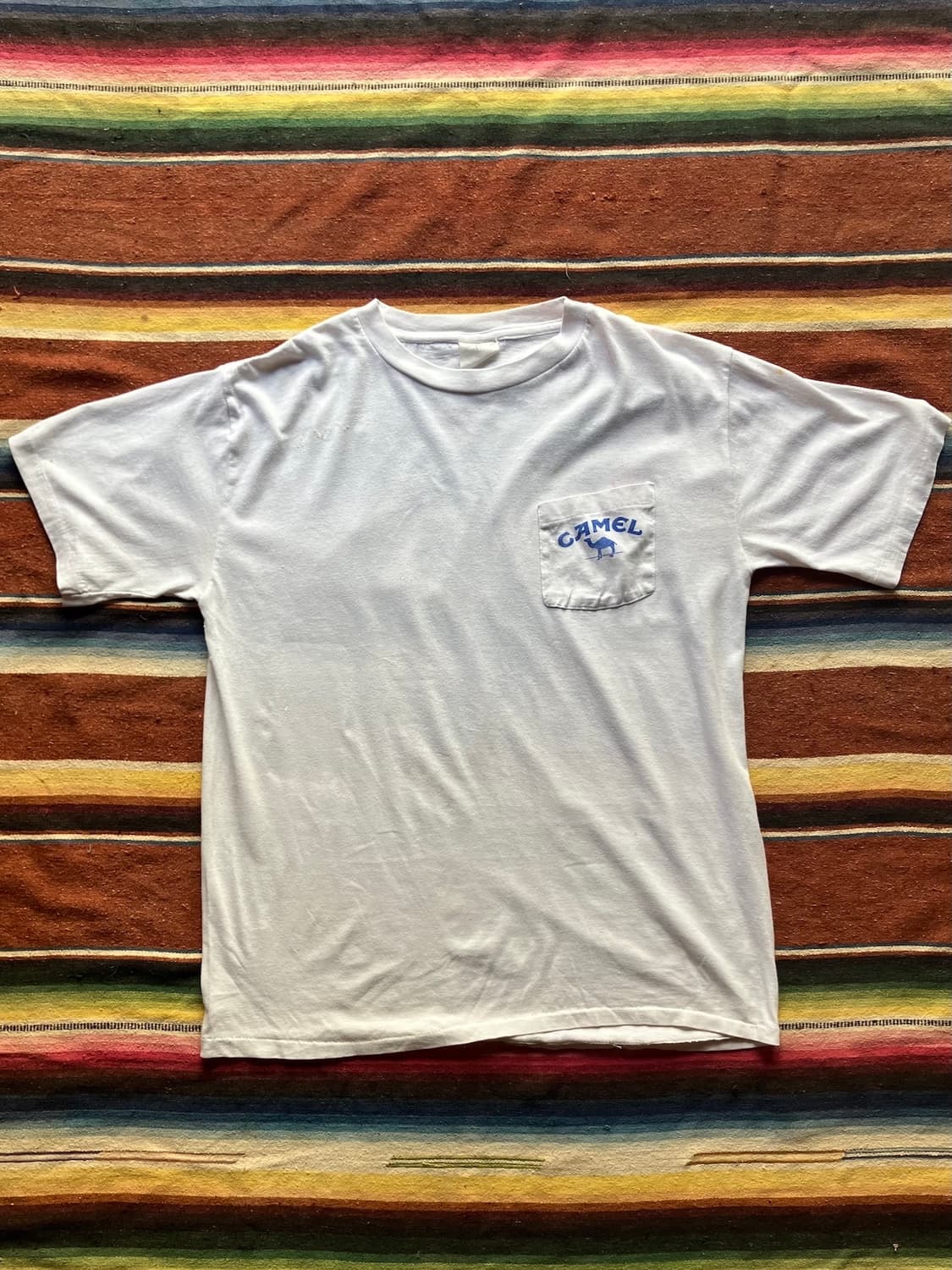90s USA 빈티지 카멜 포켓 반팔 티셔츠 상품이미지2