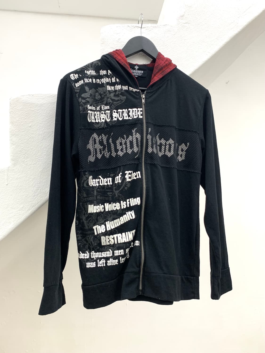 Beamere punk detail hoodie  상품이미지4
