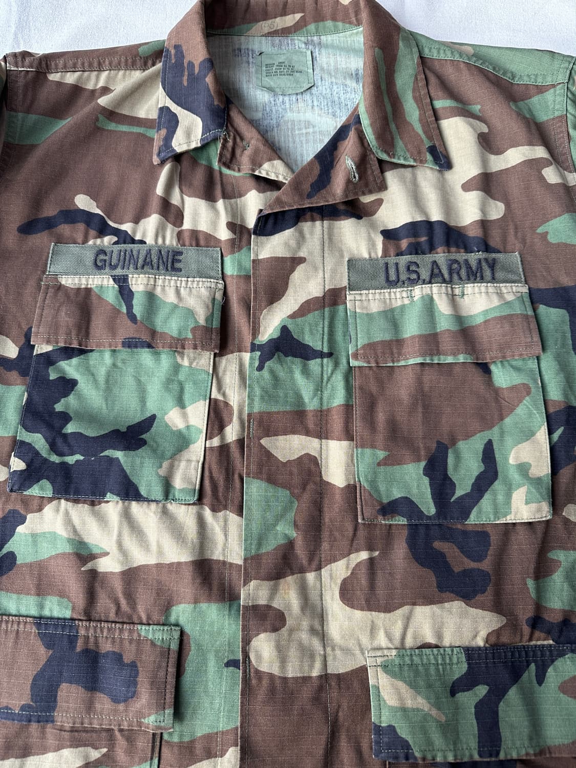 미군 우드랜드 BDU 자켓 M/S (100) 상품이미지3