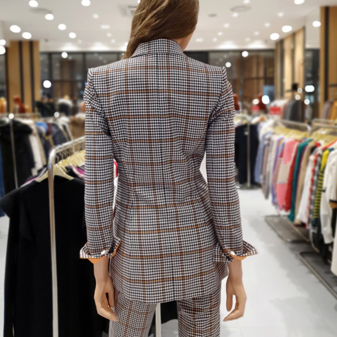 에고이스트(EGOIST) 더블 체크자켓 55-66 새상품 상품이미지2