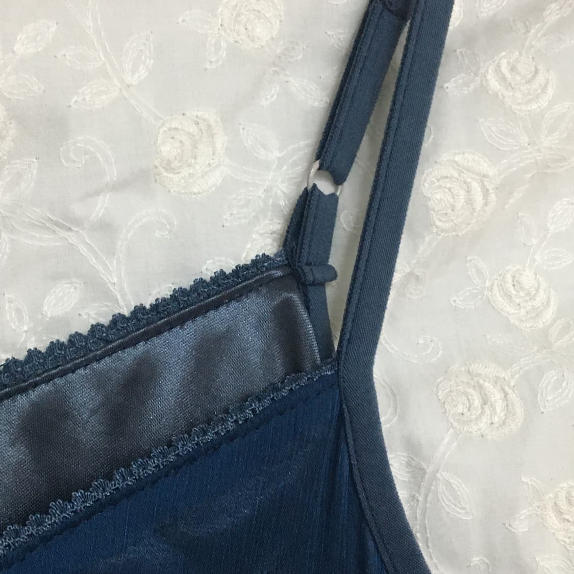 네이비실크스카프세트원피스 상품이미지9