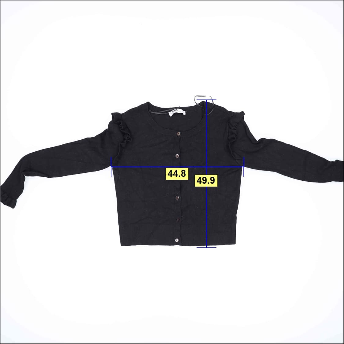 S 자라 여성 프릴 가디건 0330H1 상품이미지5