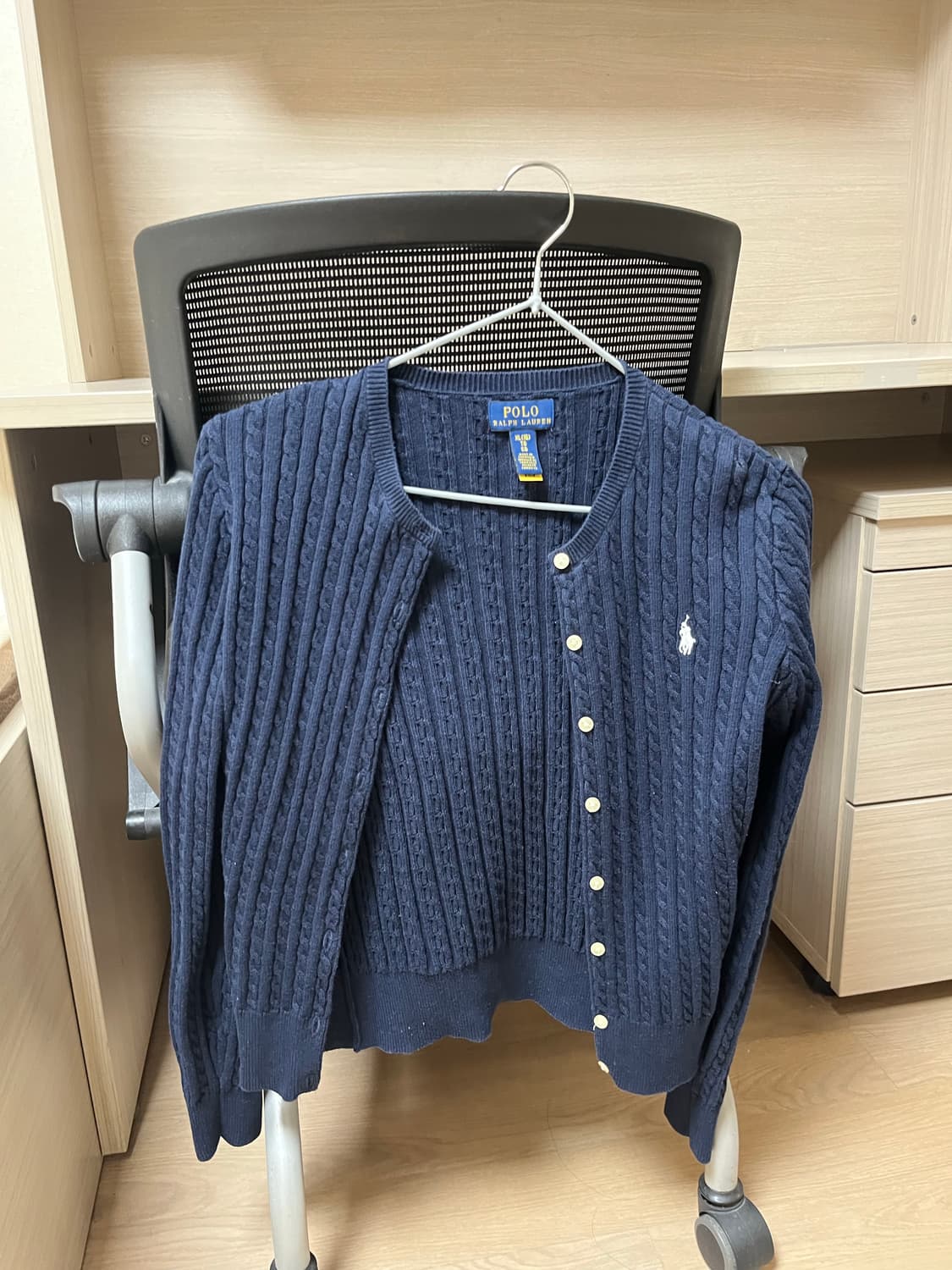 폴로랄프로렌 걸즈 네이비 가디건 (xl) 상품이미지1