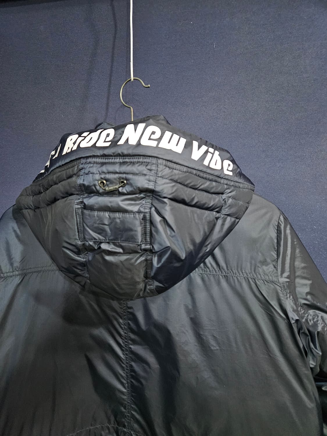 빈폴 네이비 남성 105 덕다운 하프 야상패딩  상품이미지9