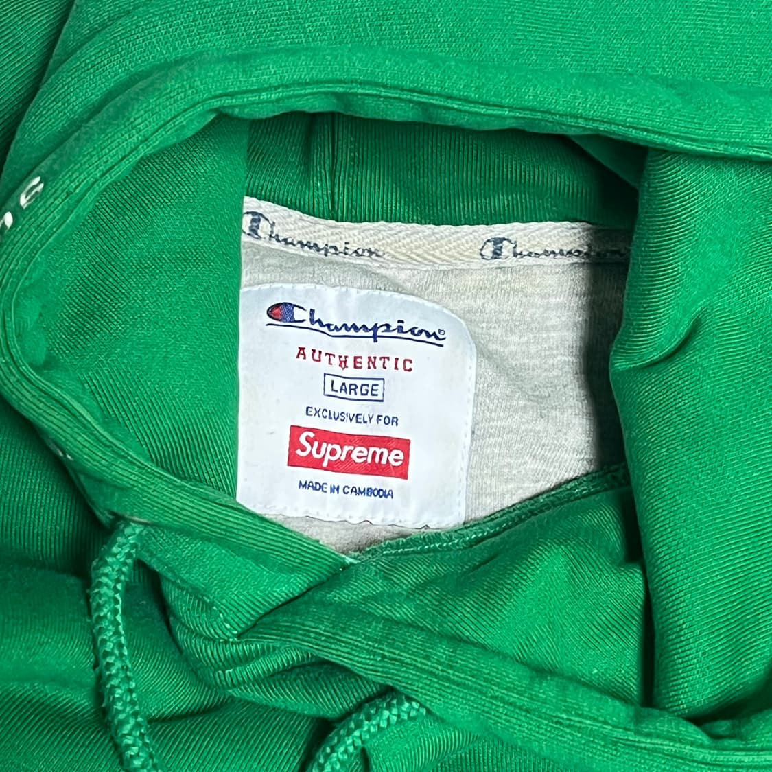 슈프림 챔피온 후드티 상품이미지3